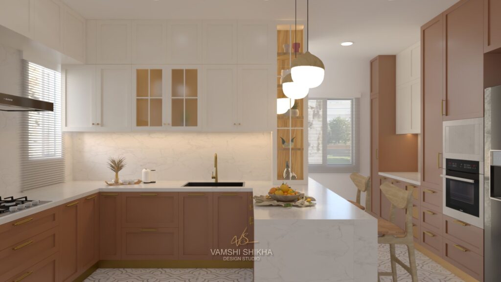 Elegant kitchen designed by us