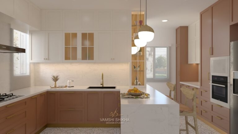 Elegant kitchen designed by us