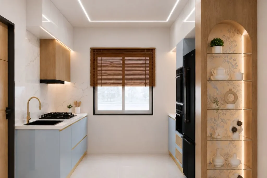 My Home Sayuk 3BHK Kitchen Design in Tellapur