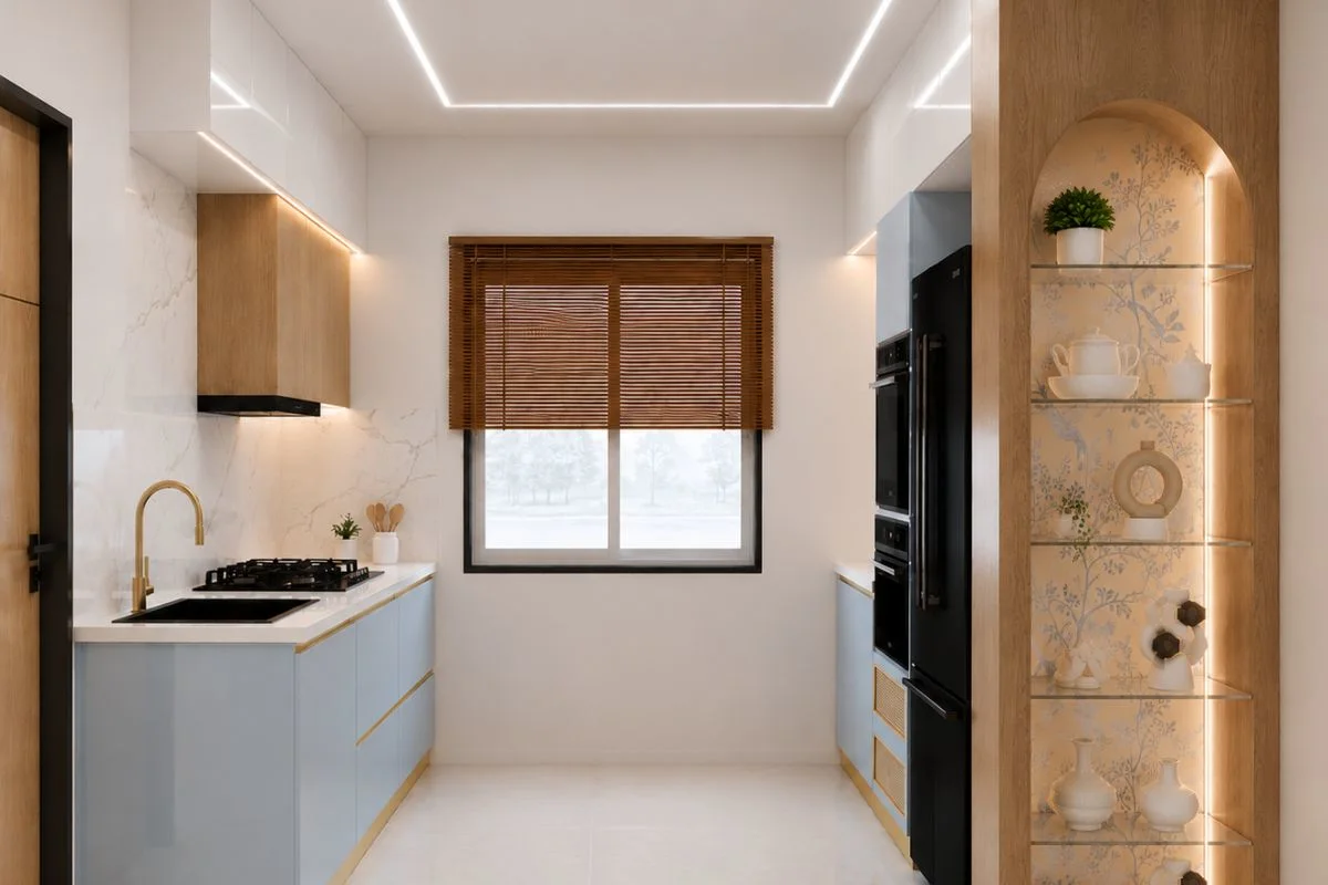 My Home Sayuk 3BHK Kitchen Design in Tellapur: A Beautiful Kitchen Made for Everyday Life