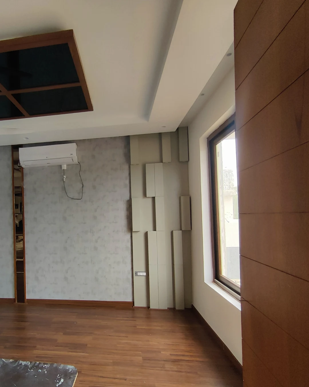 Interior view showing the villa's architectural detailing and open spatial arrangement