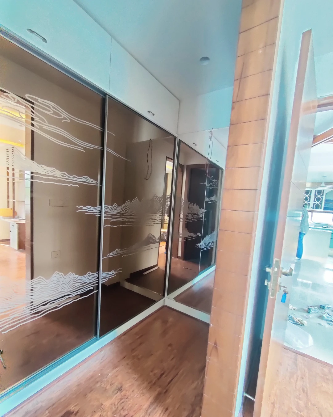 Interior architectural view from the Nizamabad villa