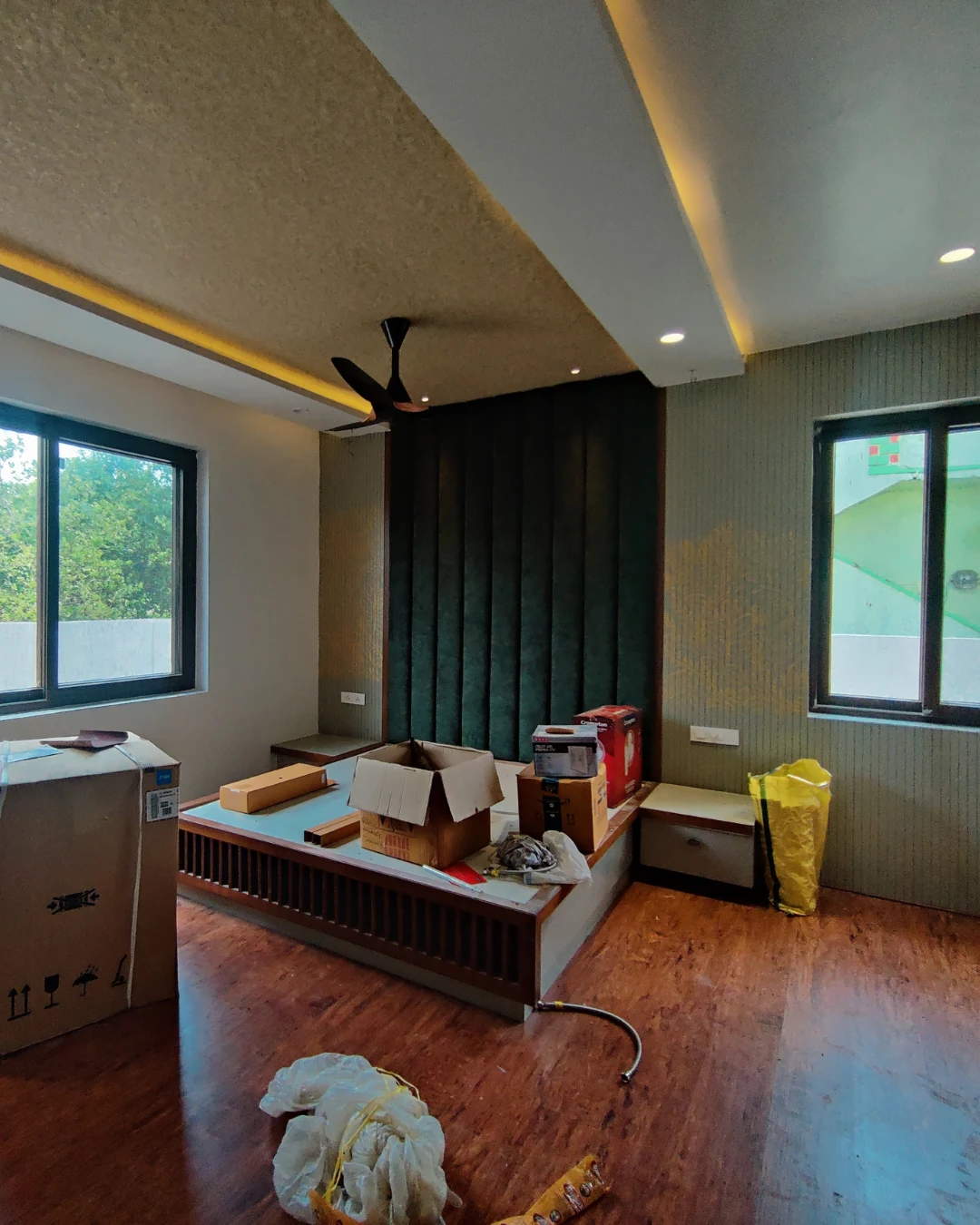 Bedroom view with tailored finishes